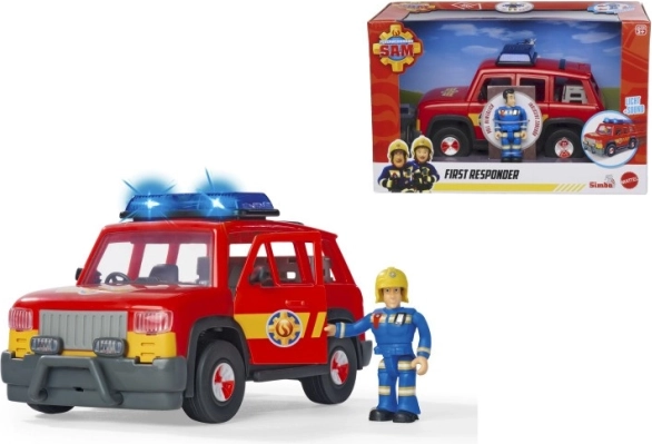Brandmand Sam Jeep 4x4 Førstehjælp med lys og lyd