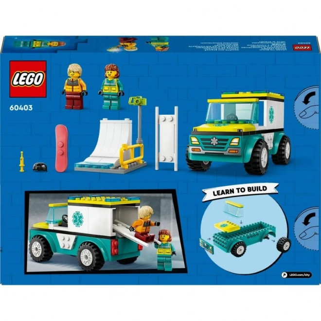 LEGO® City 60403 Ambulance og snowboarder