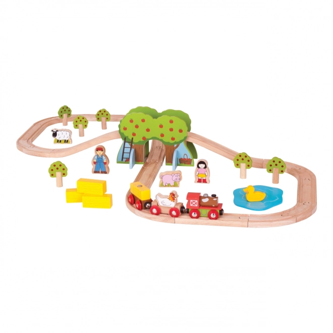 Bigjigs Rail Trætogbane gård