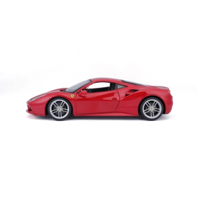 Metalbil Ferrari 488 GTB rød
