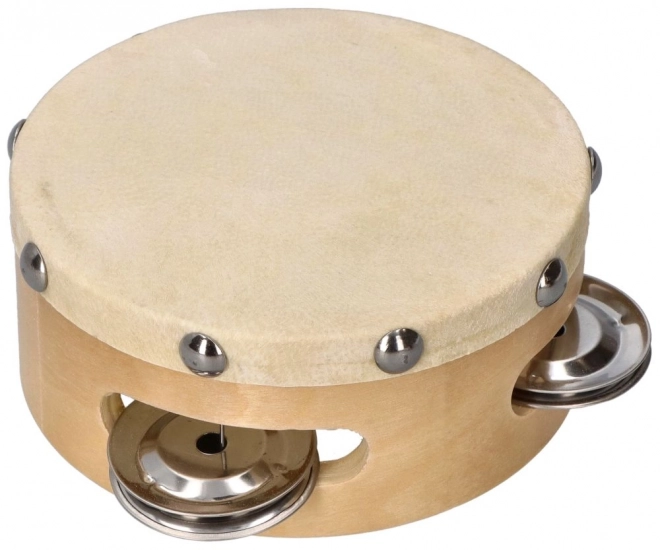Tamburin Goki med tre cymbaler