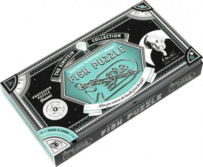 Professor Puzzle puslespil Albert Einstein: Fish Puzzle