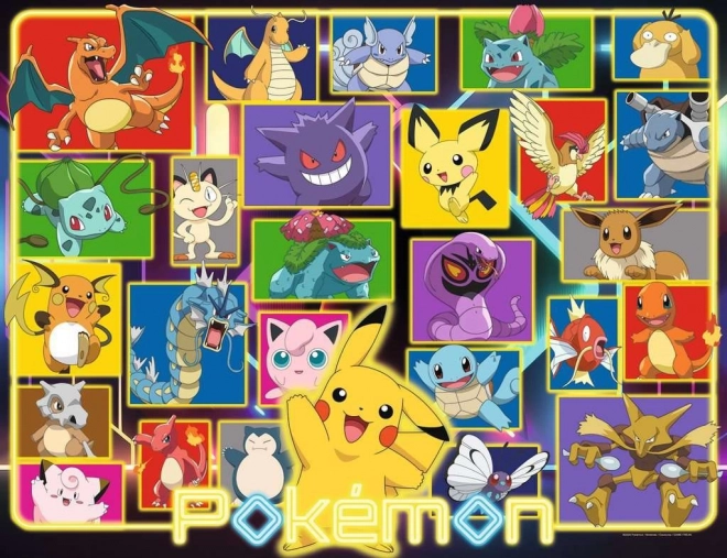 Puslespil 2000 brikker Pokémon