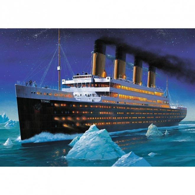 Puslespil Titanic 1000 brikker i æske 40x27x6cm