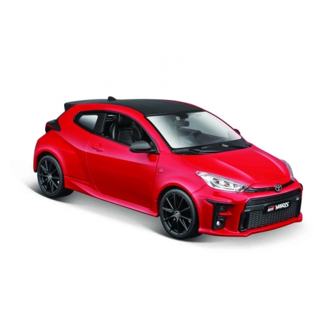 Metalmodel Toyota Yaris 2021 rød 1/24