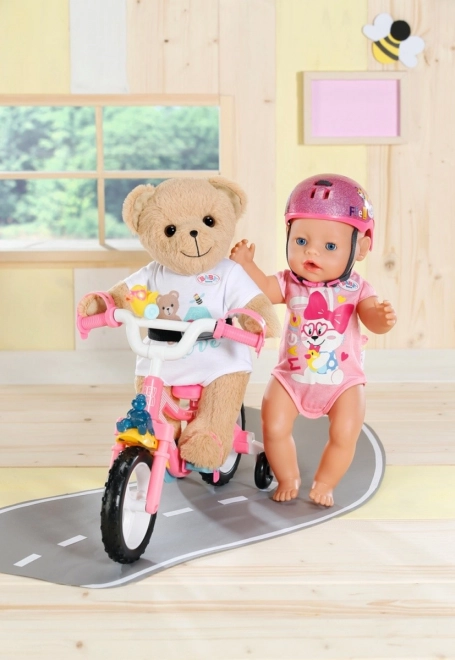 Bamse BABY born, hvidt tøj