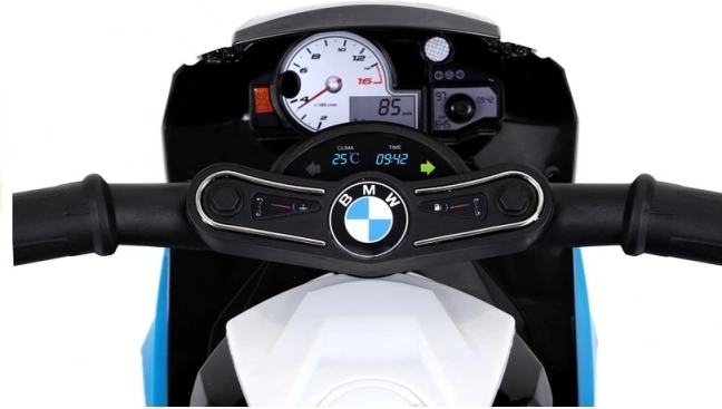 Motor på batteri BMW S1000RR trehjulet blå