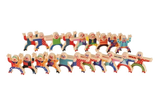 Spil balancerende hercules mini plast 26stk 3 farver i æske 21x19x3,5cm