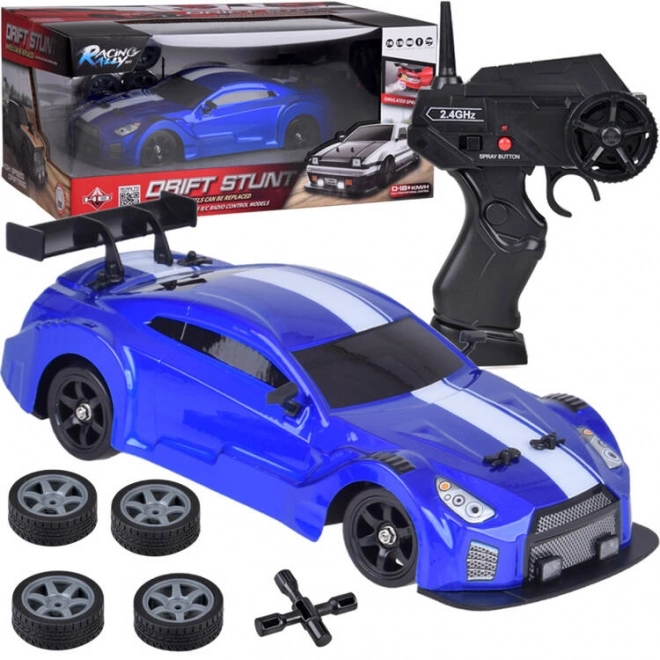 Racer RC bil Drift med rfgeffekt og LED belysning