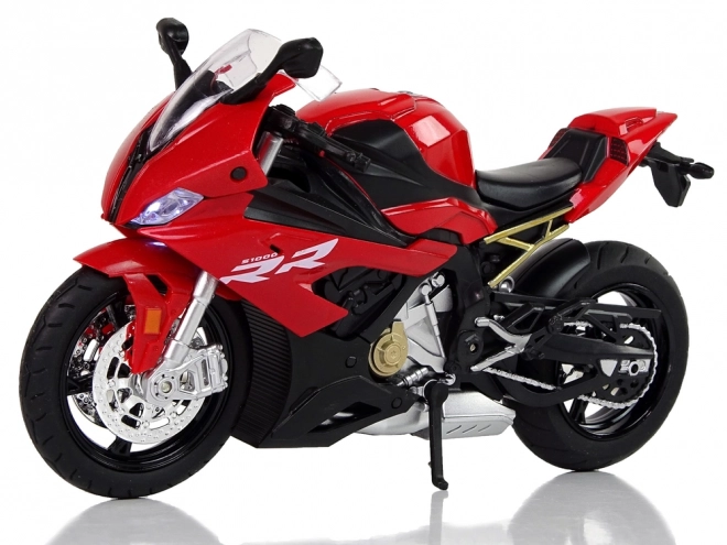 BMW S1000RR motorcykelmodel Røde lyde Lys