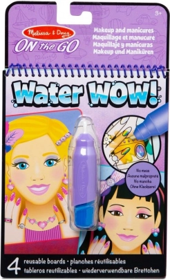 Vandmalebog Water WOW – makeup og manicure