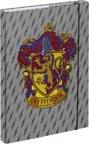 Baagl mapper til skolehæfter A4 Harry Potter Gryffindor våbenskjold