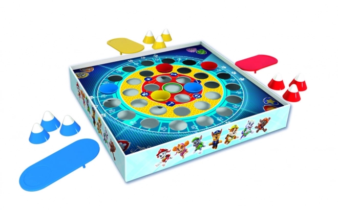 Kasket Hop! Paw Patrol / Vovsepatruljen familiespil i kasse 26x26x4cm