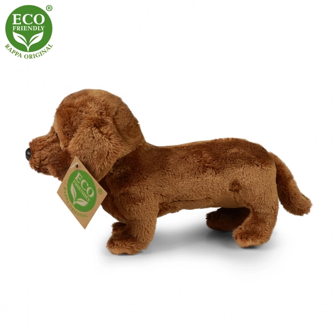 Plys hund gravhund stående 2dr. 19 cm MILJØVENLIG