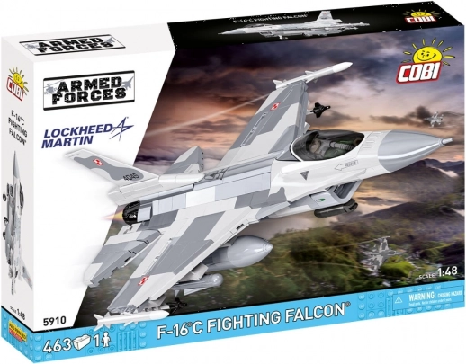 byggesæt cobi armed forces – f-16c fighting falcon 1:48