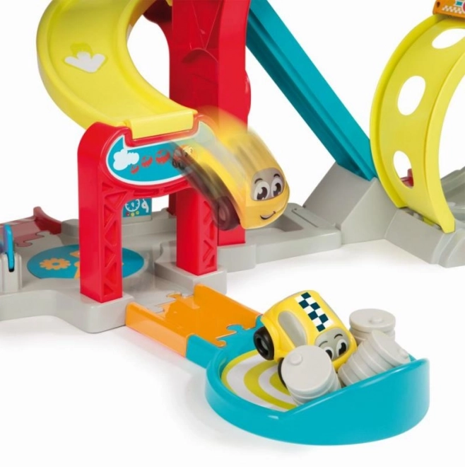 Smoby Vroom Planet megaspring bilbane til børn