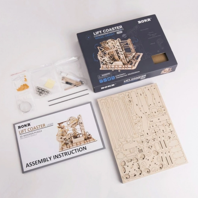 Kuglebane Marble Explorer - 3D træbyggesæt