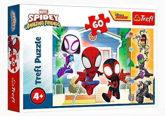 Puslespil 60 stykker I Spideys verden af Spiderman