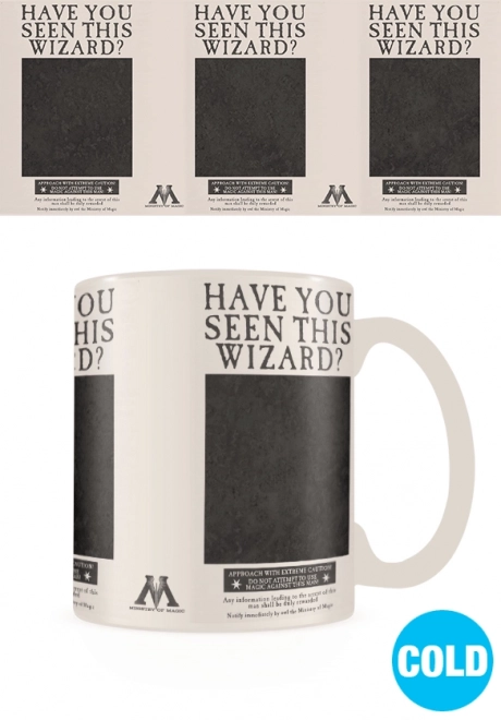 Keramisk krus, der skifter farve med Sirius Black-motiv