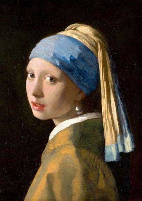 Puslespil Pige med perle af Johannes Vermeer 1000 brikker