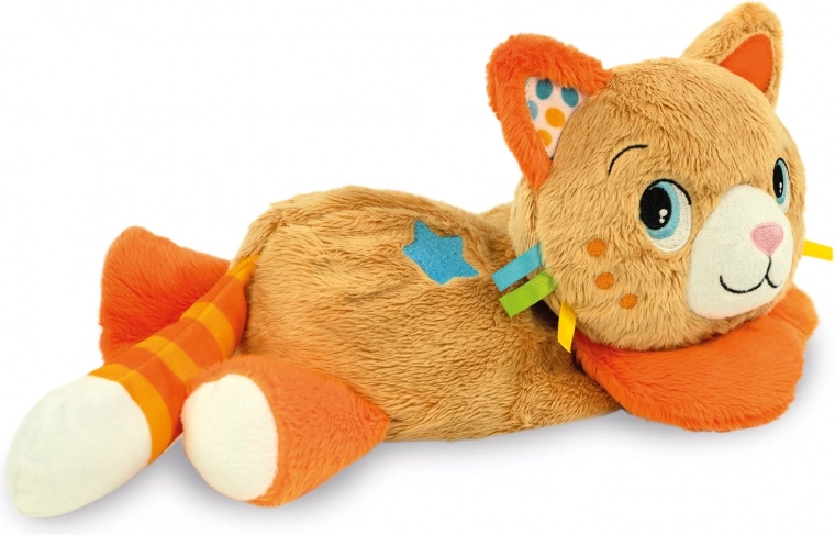 Plysset kat med musik og vibrationer CLEMENTONI BABY