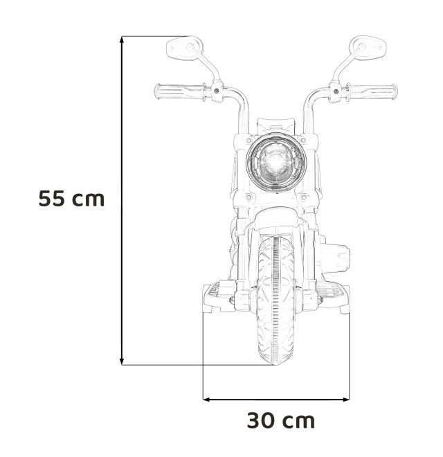 Motocykel Chopper FASTER