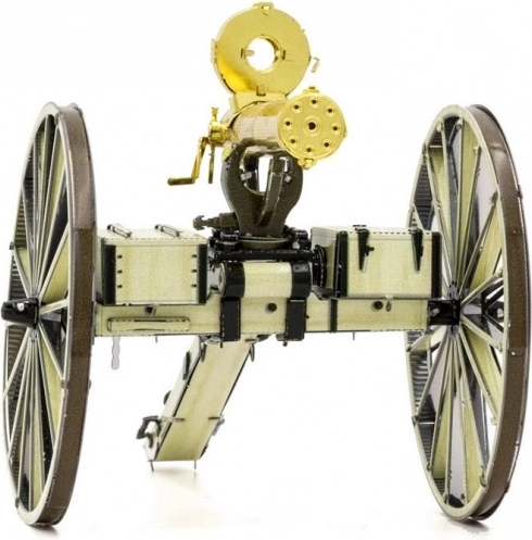 3D-puslespil Wild West: Gatling Gun