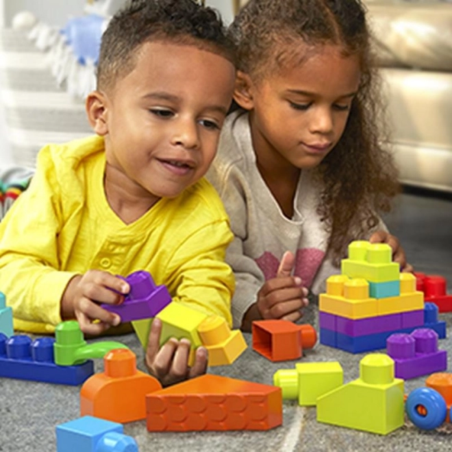 Mega Blocks Stort Sæt Byggeklodser - Blå (150 dele)