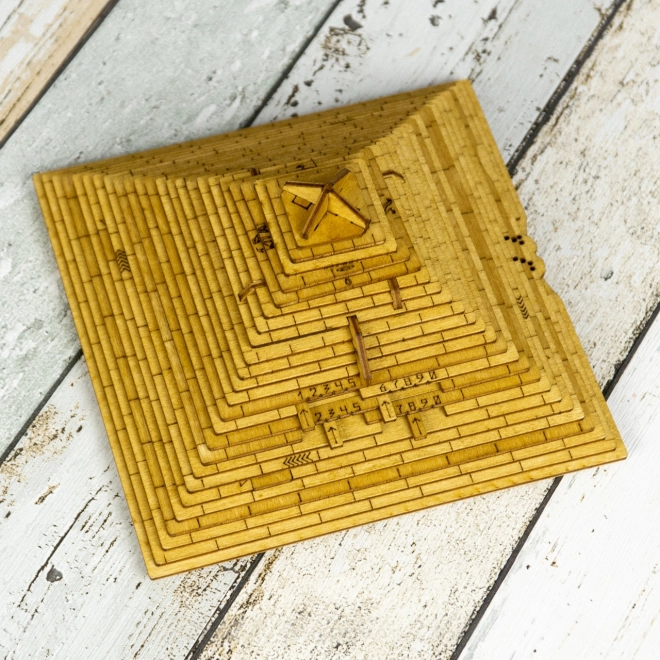 EscapeWelt 3D træ mekanisk gådespil Pyramide