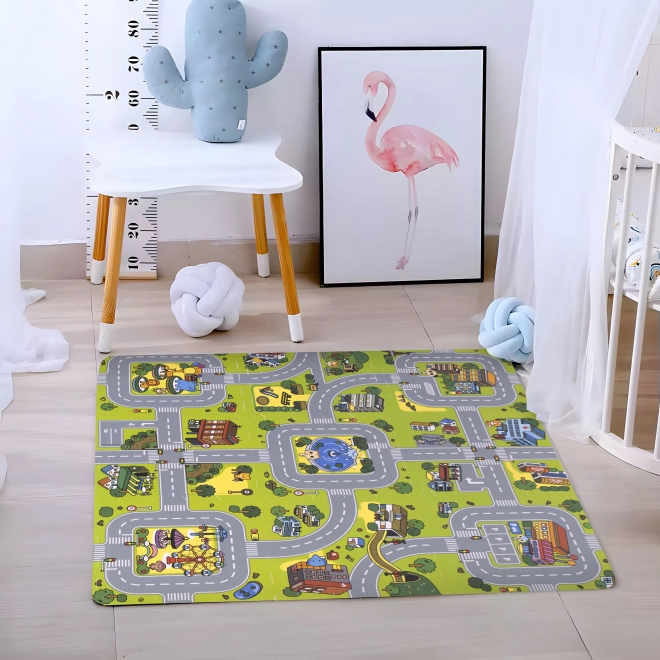 Stor EVA skummåtte til børn By 90,5x90,5 cm 21 stk ECOTOYS