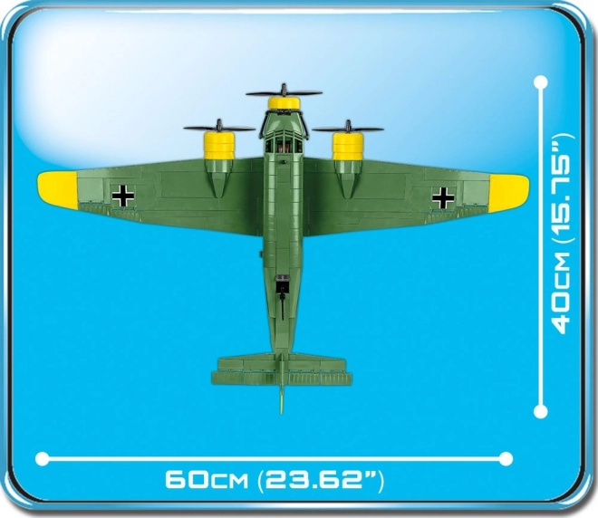 COBI 5710 II WW Junkers JU 52/3M, 548 klodser, 2 figurer