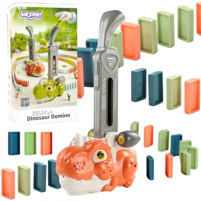 Farverigt dino domino WOOPIE