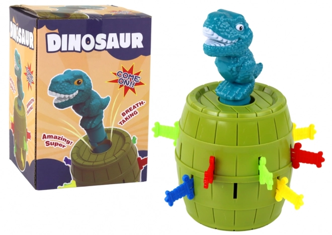 Arcade pop-up-spil Dinosaur i tønde