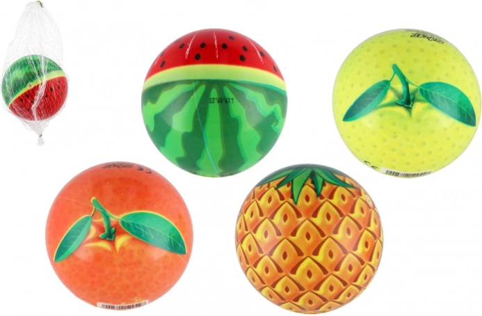 Frugtbold 11 cm i net – 4 varianter