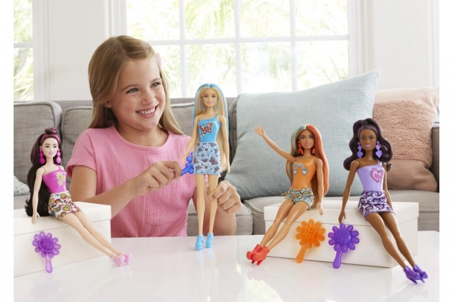 Barbie Color Reveal vilde mønstre
