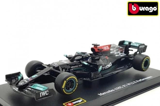 Bburago 1:43 RACE F1 - MERCEDES-AMG F1 W12 E Ydeevne (2021) #77 (Valtteri Bottas)