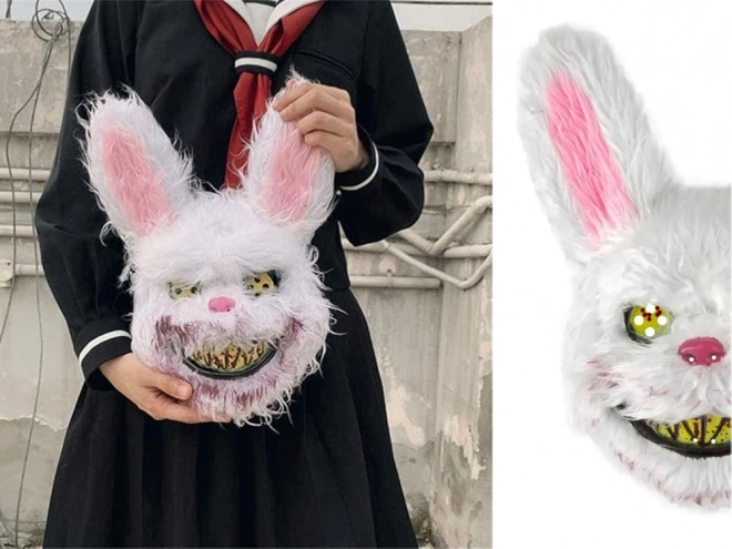 Halloween kanin skræmmende skabning maske