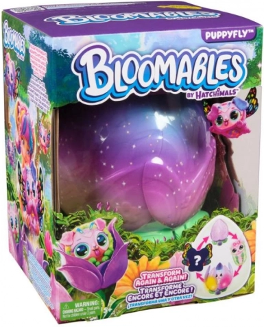 Hatchimals magisk knop med overraskelse – forvandling fra larve til sommerfugl