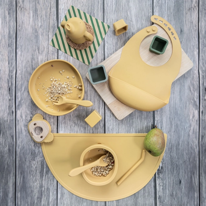 Silikone hagesmæk, Sand Beige