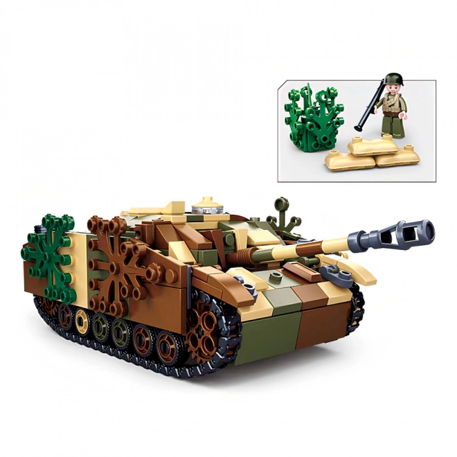 Sluban Army N38-B0858 Maskeret pansret tank