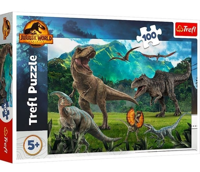 Puslespil dinosaurer Jurassic Park 100 brikker