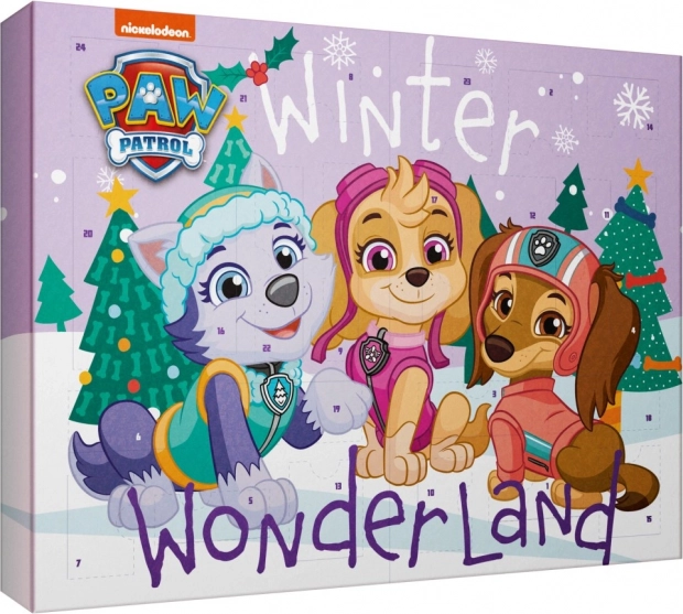 Adventskalender Paw Patrol Winter Wonderland – kosmetik til piger