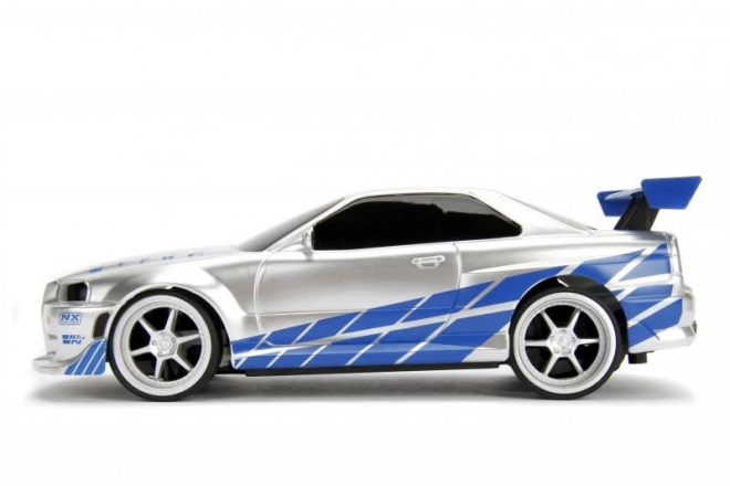 Hurtig og rasende RC bil Nissan Skyline 1:24
