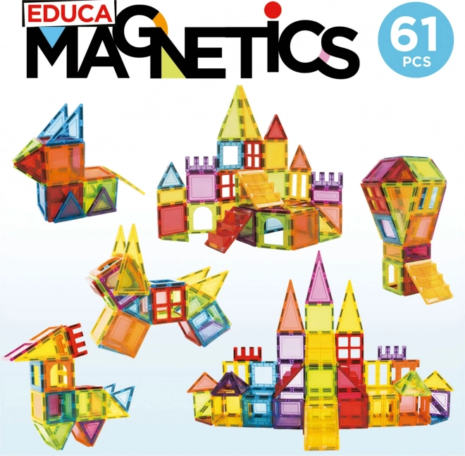 EDUCA Magnetisk byggesæt Magnetics 61 dele