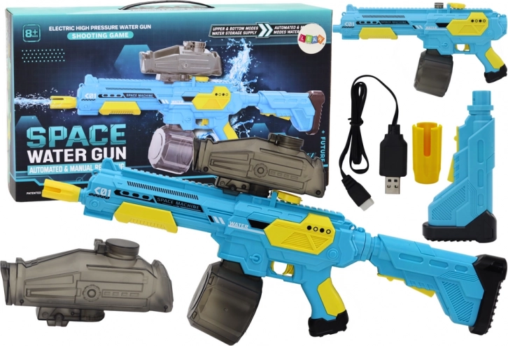 Akkumulatordrevet vandpistol M416, blå‑gul