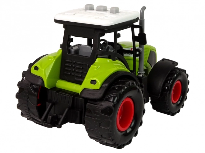 Traktor med anhænger Gård