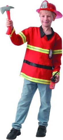 Børne karnevalskostume Brandmand