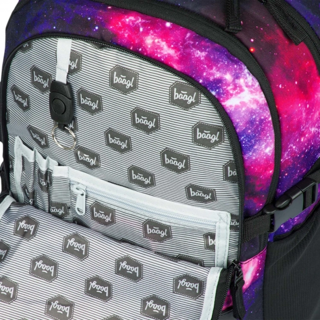 BAAGL Skolerygsæk Skate Galaxy