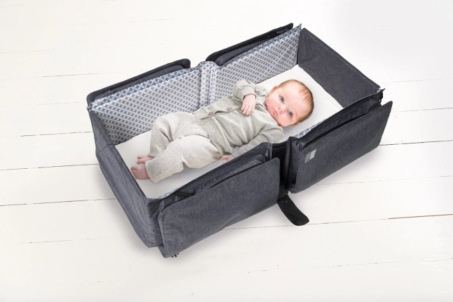 Skiftetaske og bærbar taske Baby Travel Grey
