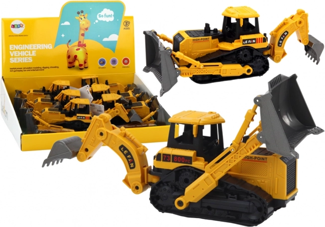 Caterpillar gravemaskine Byggekøretøj 2 skovle gul